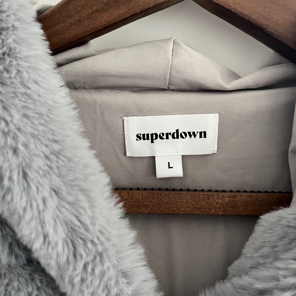 Super Down Revolve Fuzzy Jacket - image 2